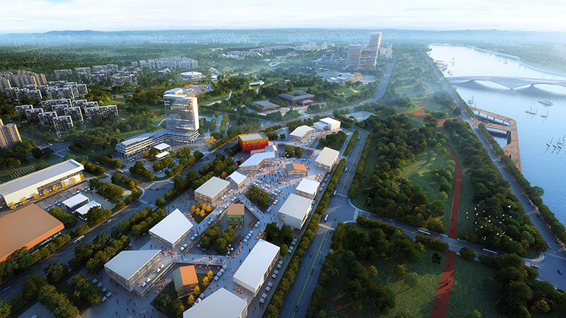北京密云十里新城产业研究及城市设计